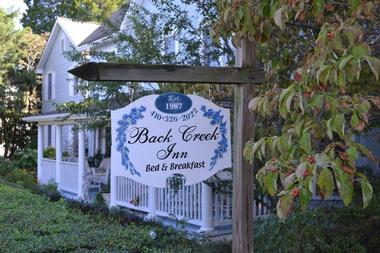 Getaways in Maryland: Back Creek Inn Bed and Breakfast