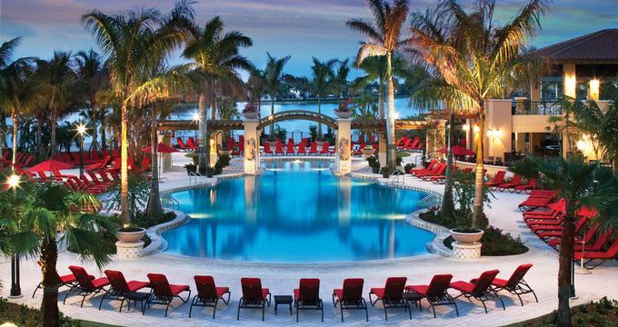 The resort pool