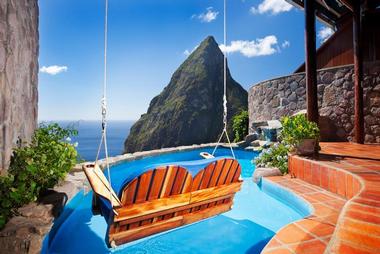 Open-wall Suites at Ladera in St. Lucia