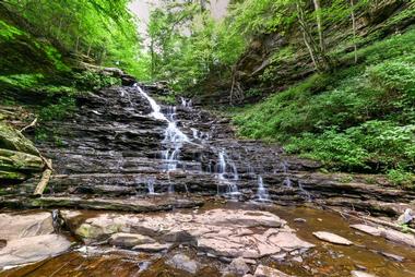 Ricketts Glen State Park (2 hours, 35 minutes)