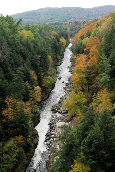 Places to Visit in Vermont: Quechee Gorge State Park